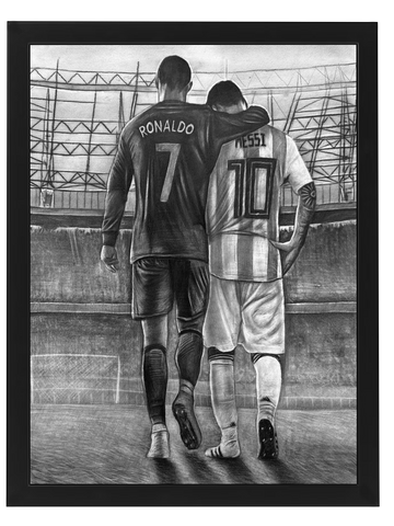C. Ronaldo & L. Messi Respect Footy