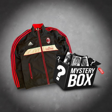 AC MILAN Trackjacket S + FREE 30x40cm Unterschriften BOX