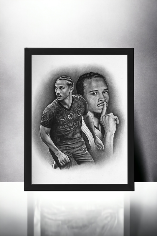 Leroy Sané Action Footy