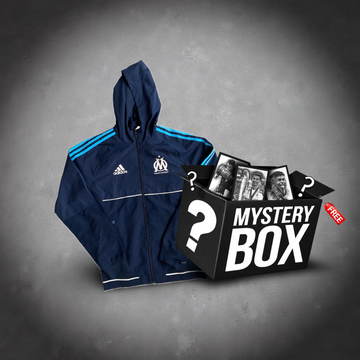 O. MARSEILLE Trackjacket L + FREE 30x40cm Unterschriften BOX