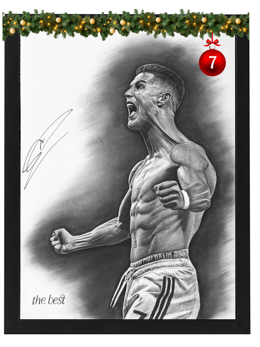 Manchester UNITED RETRO Trackjacket S + CR7 Footy mit Unterschrift