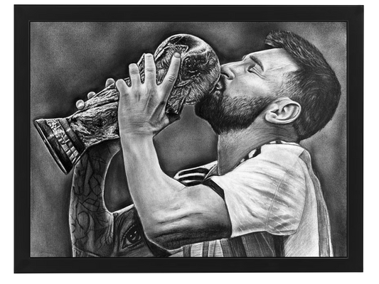 Lionel Messi WM Pokal Footy
