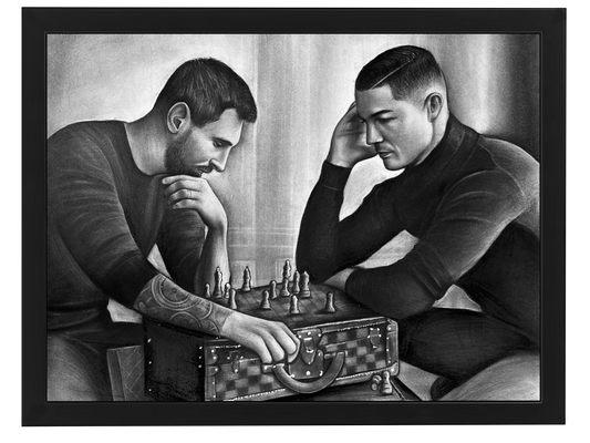 C. Ronaldo &amp; L. Messi Chess Footy