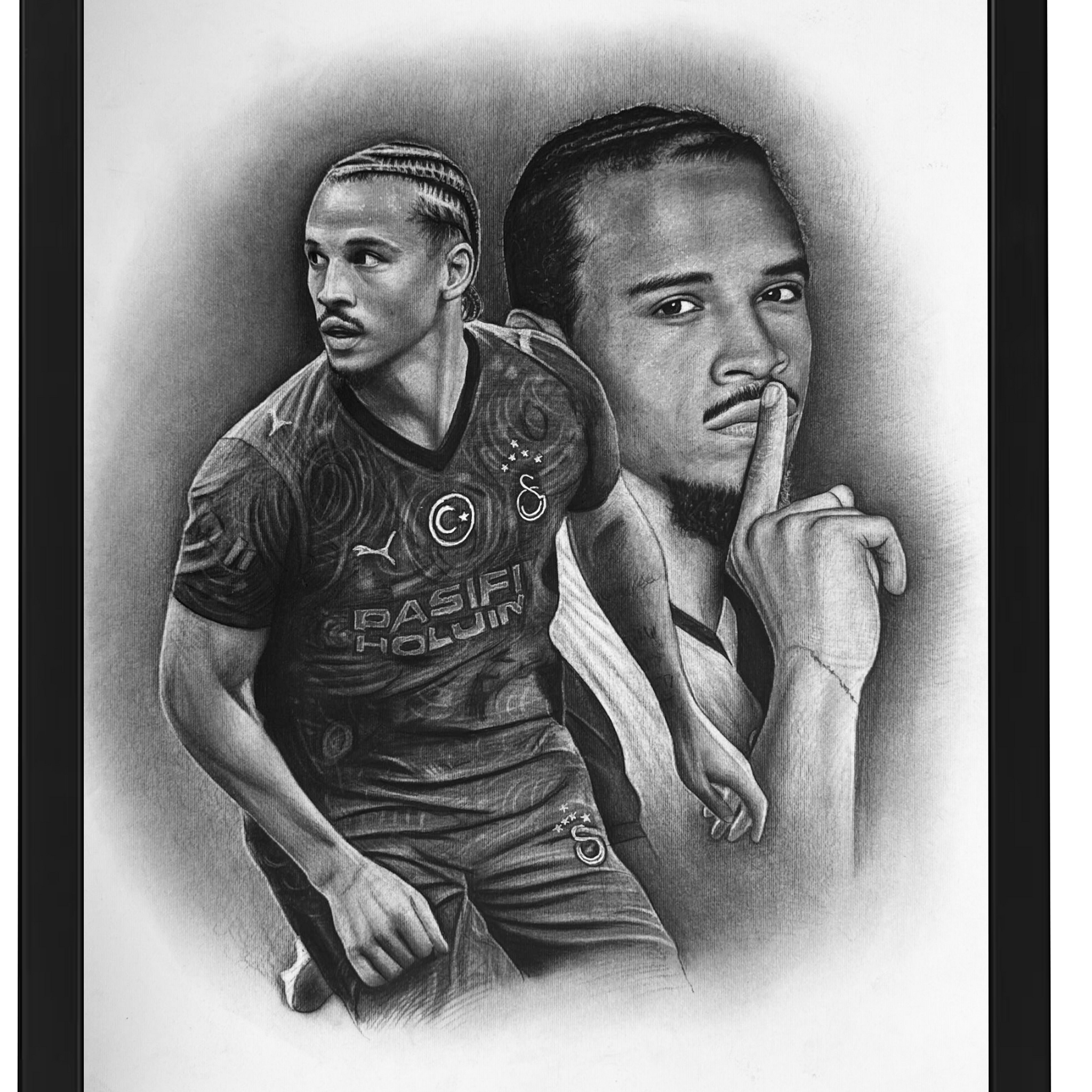 Leroy Sané Action Footy